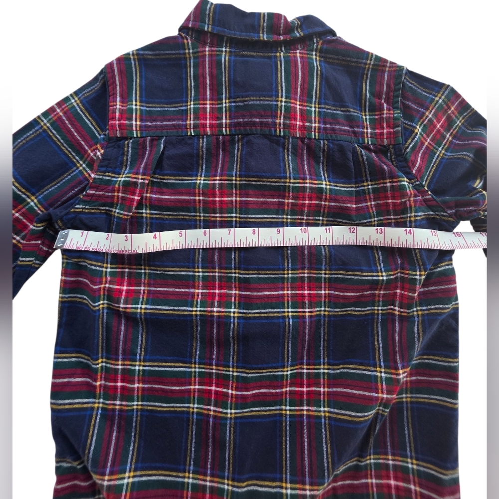 Place Kids Plaid Shirt - Navy and Pink - Picture 5 of 8
